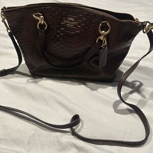 Coach leather handbag